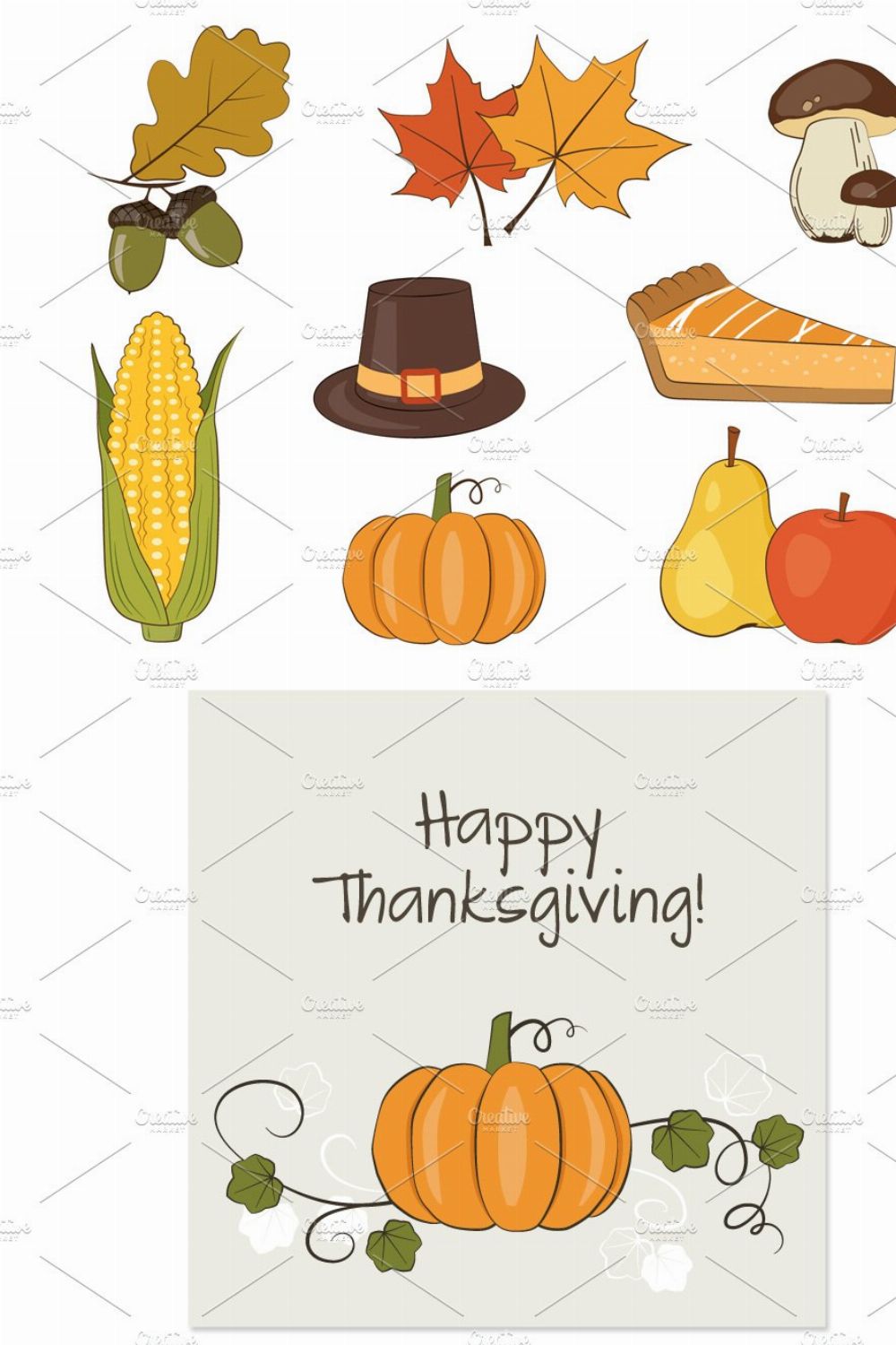 Thanksgiving Day pinterest preview image.