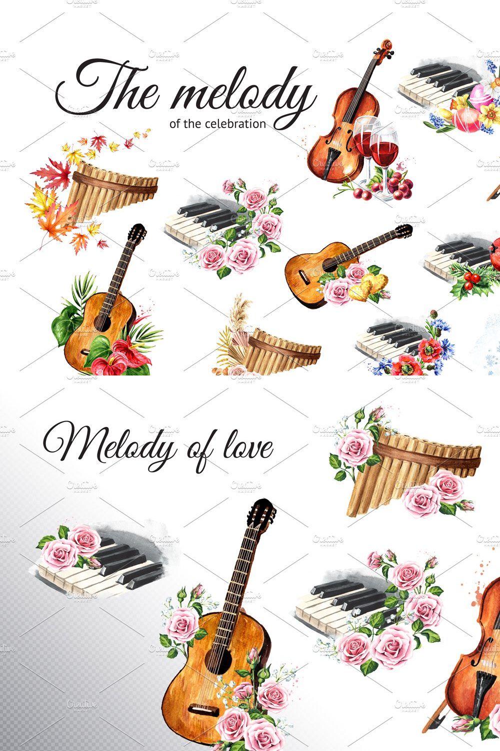 The melody of the celebration pinterest preview image.