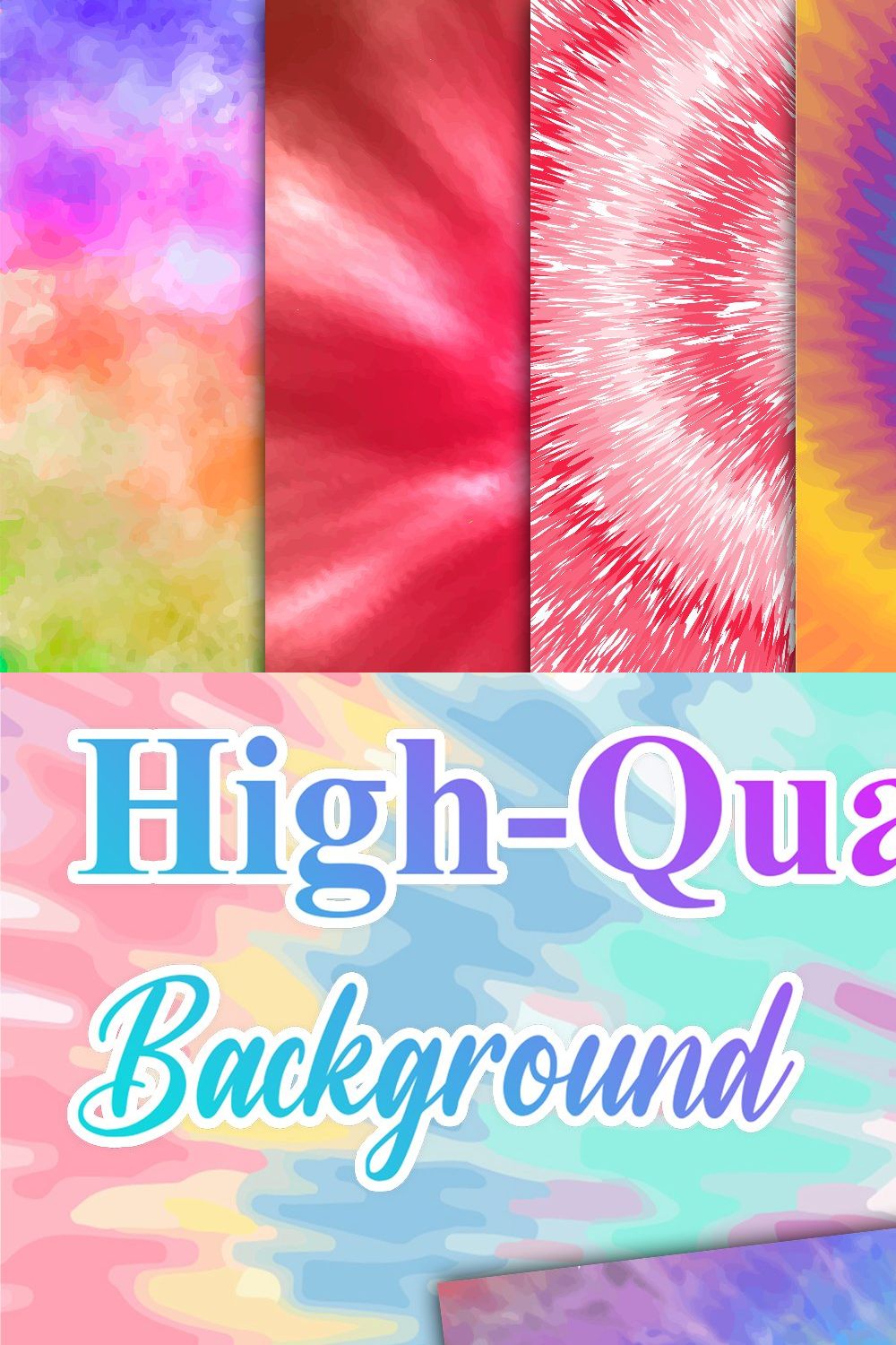 Tie Dye Background pinterest preview image.