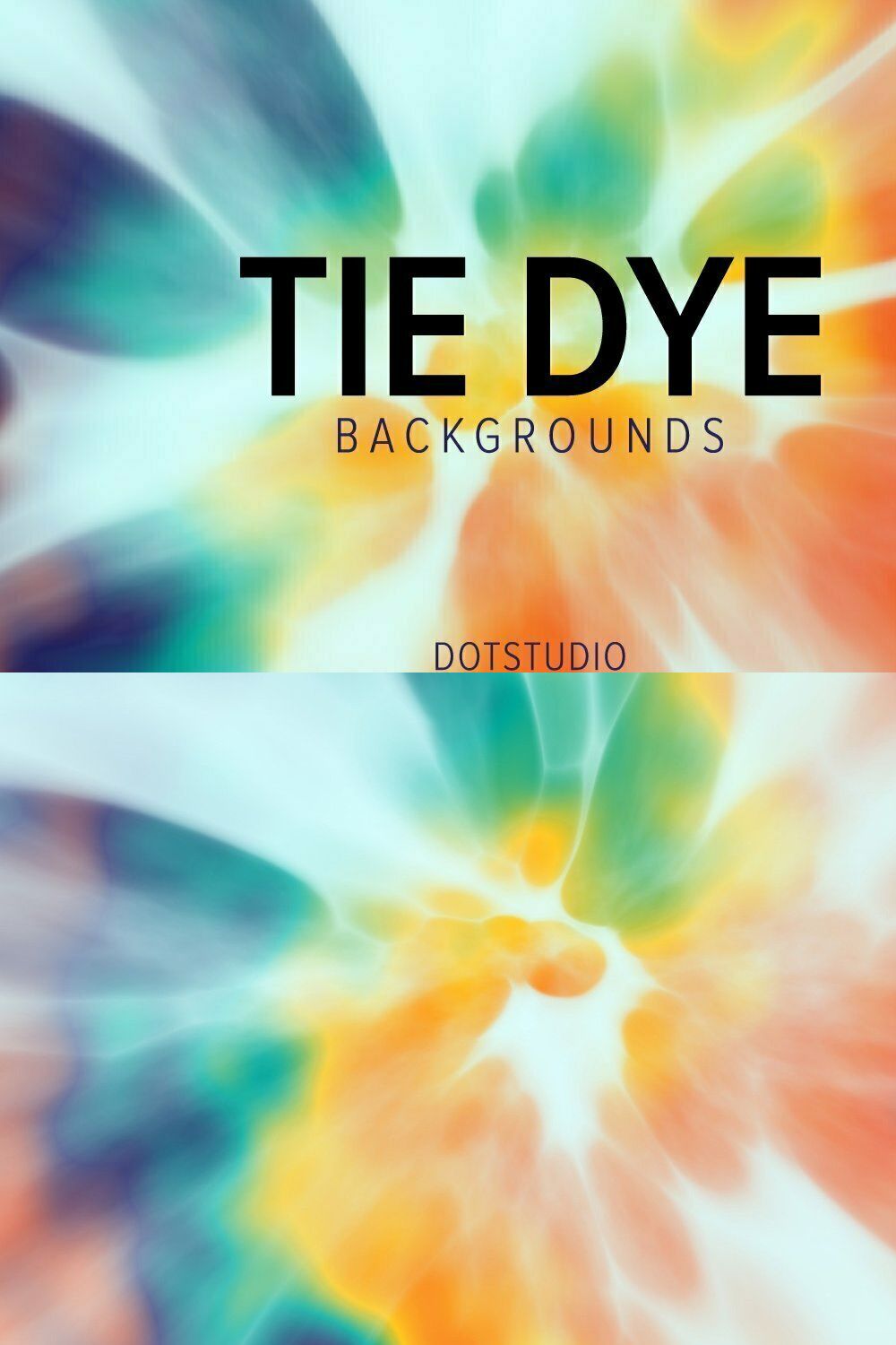 Tie Dye Backgrounds pinterest preview image.
