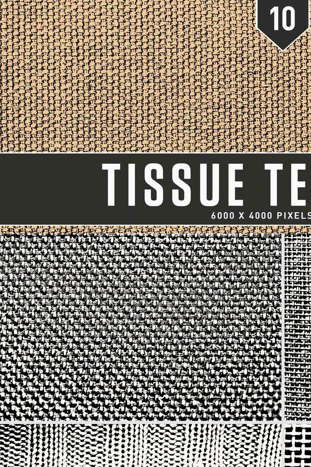 Tissue Textures pinterest preview image.