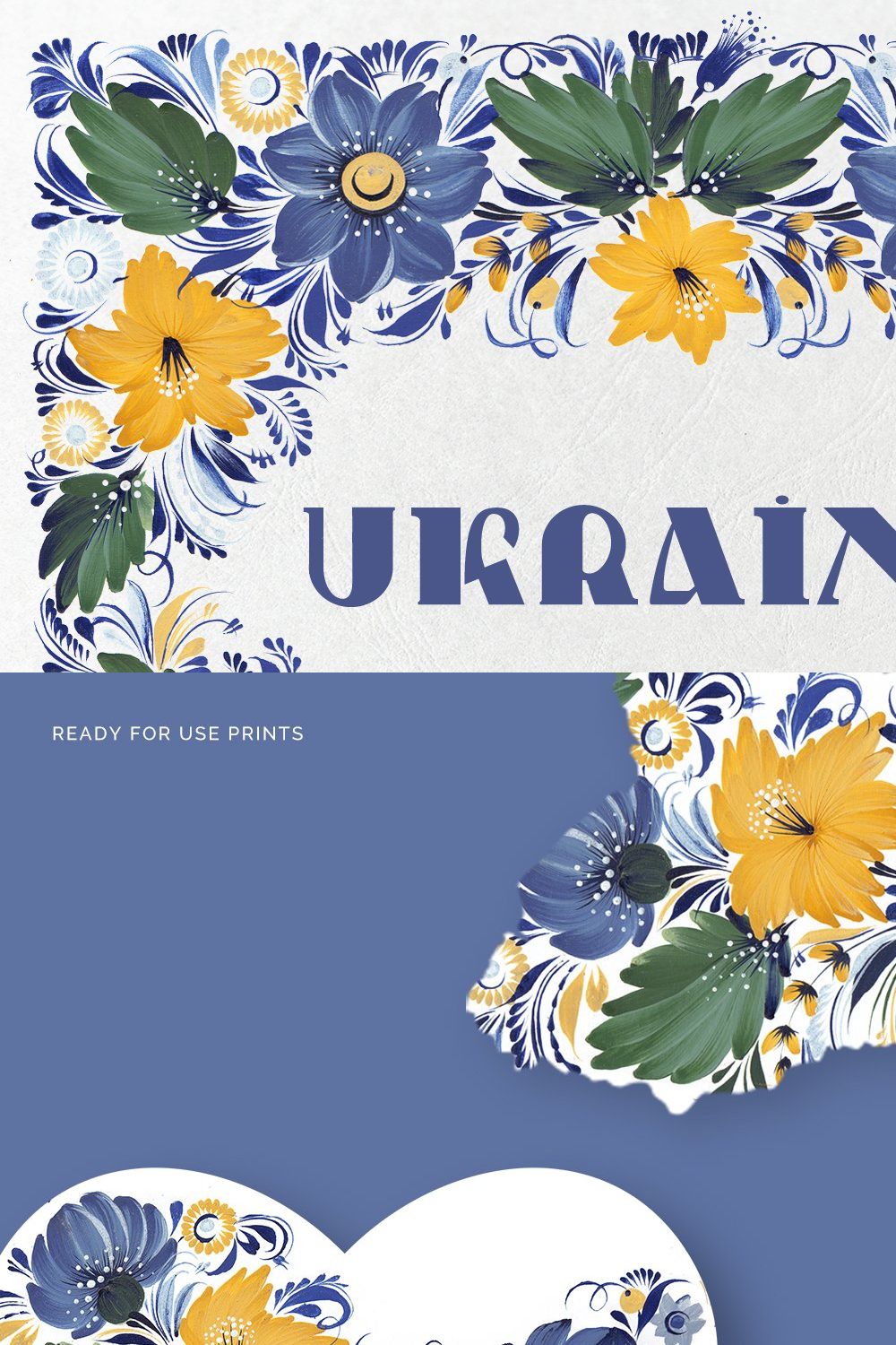 Ukraine support flowers pinterest preview image.