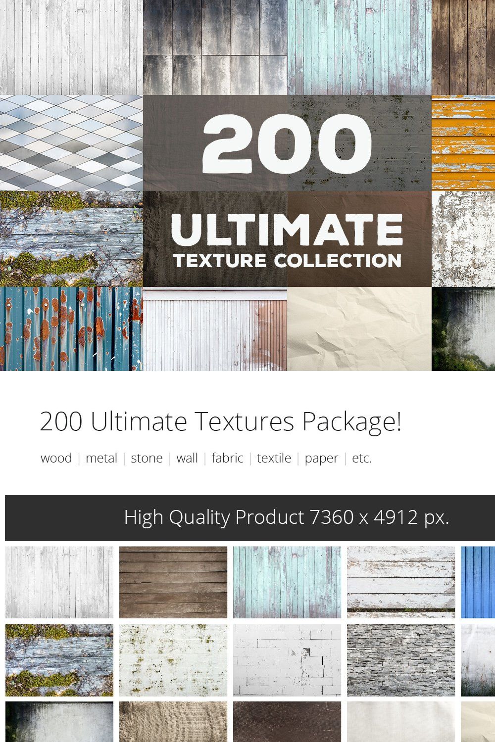 Ultimate Textures Package pinterest preview image.