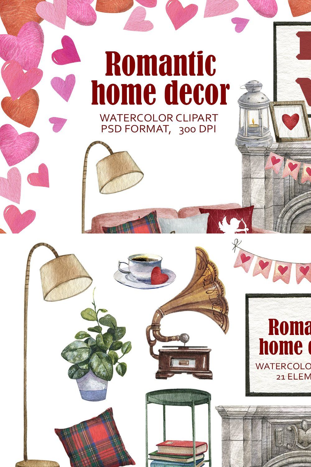Valentines Day  living room clipart pinterest preview image.