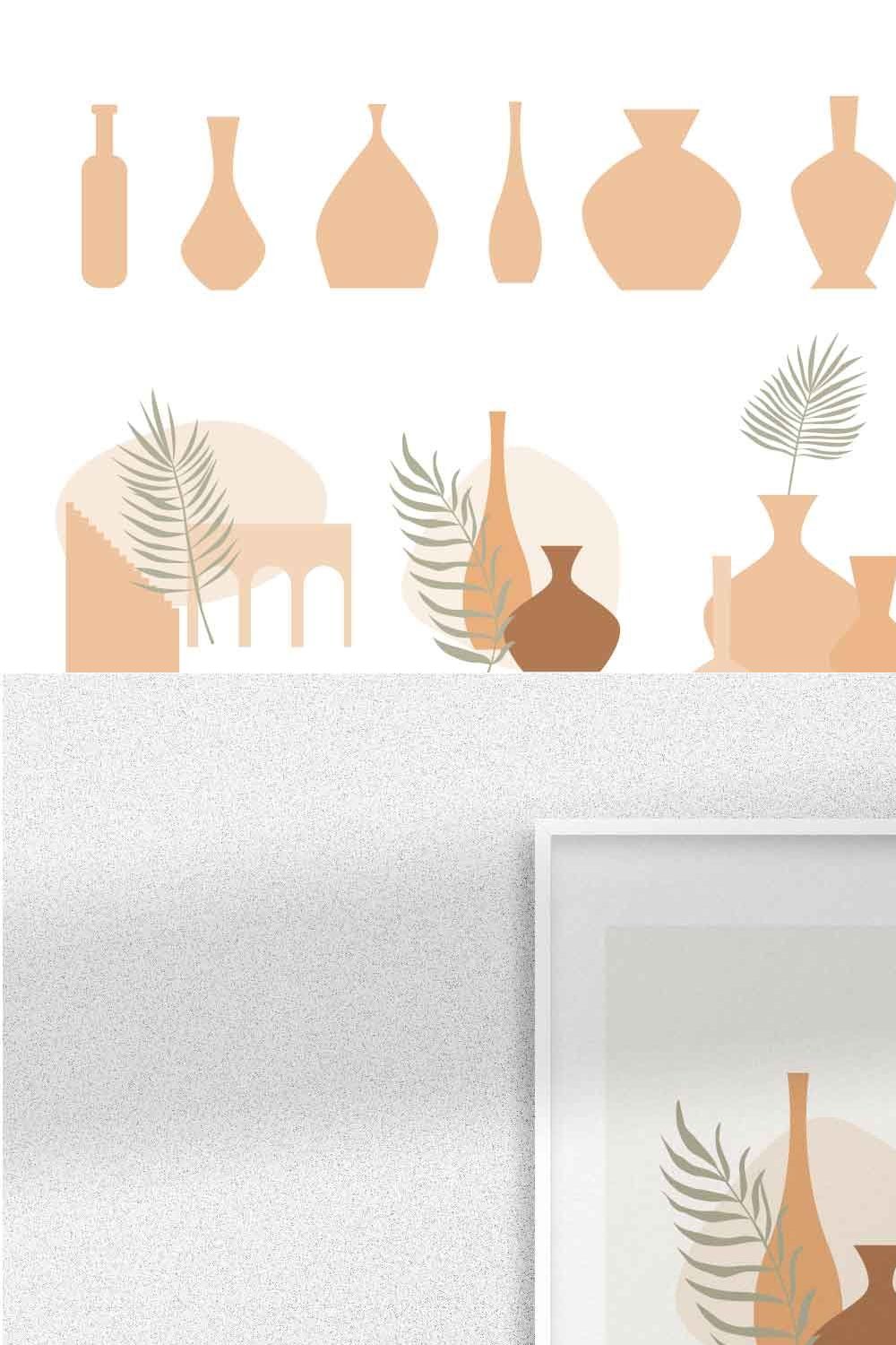 Vase Plant Boho Symbol Icon Clipart pinterest preview image.