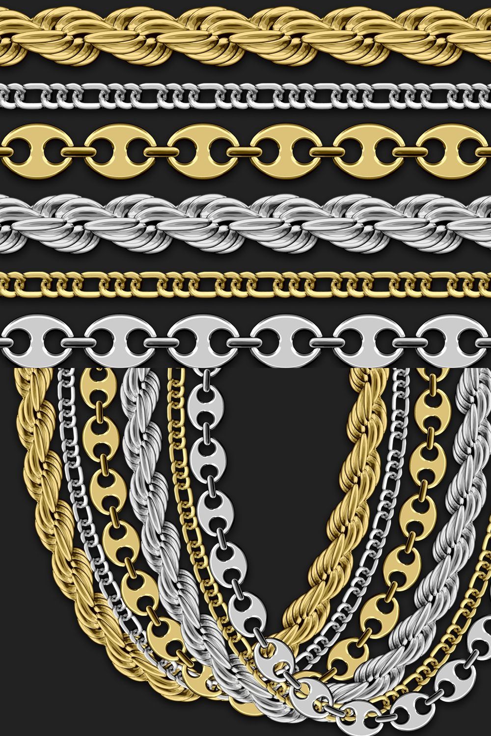 Vector Chains pinterest preview image.