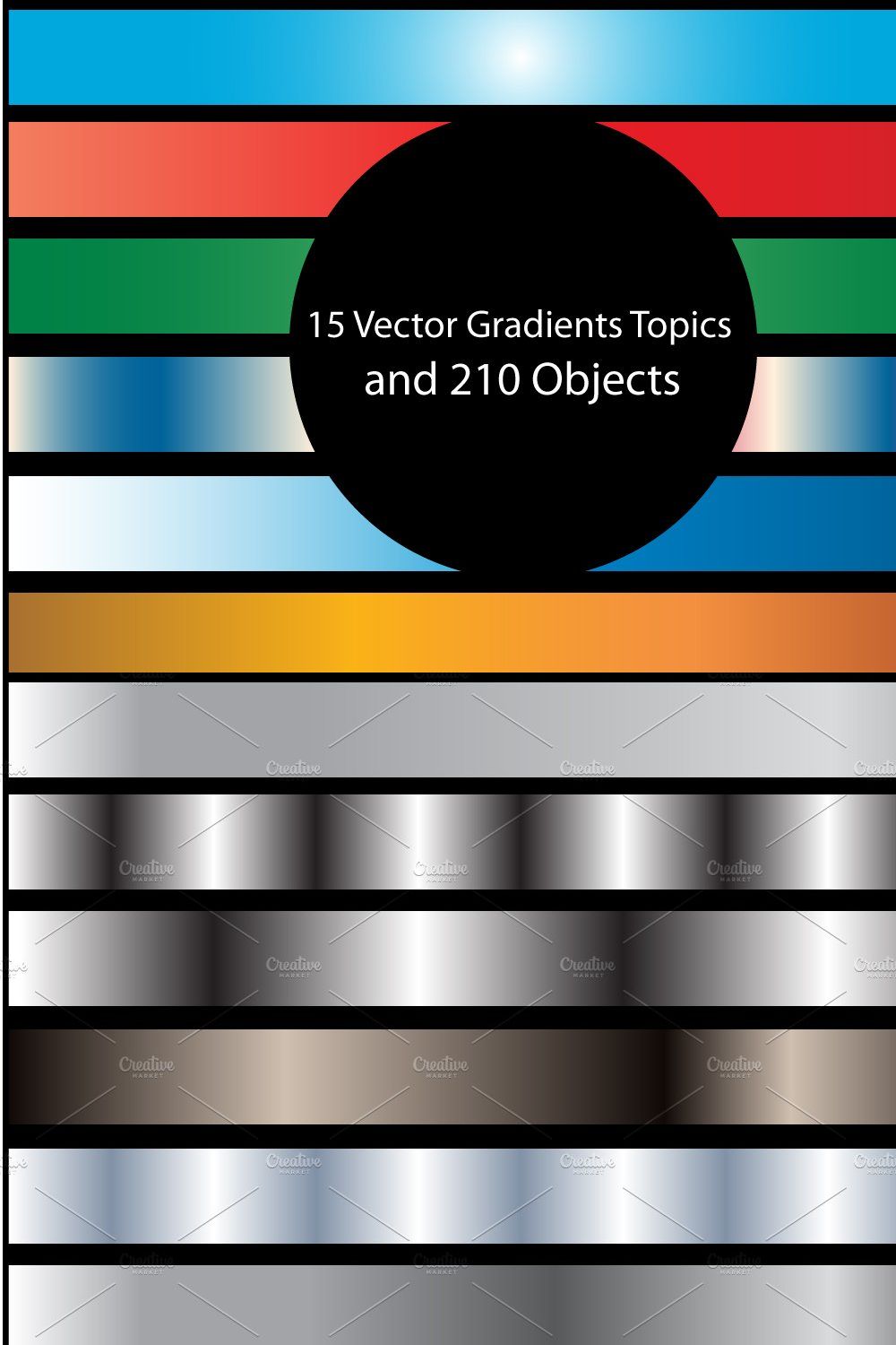 Vector Gradients pinterest preview image.