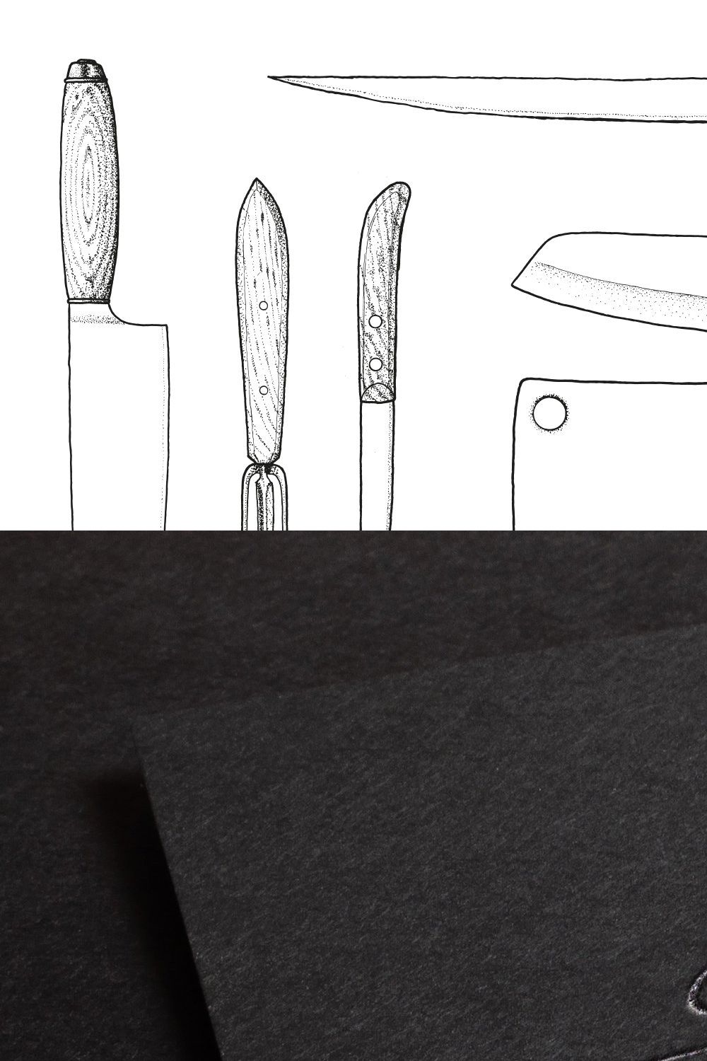 Vector Knifes pinterest preview image.