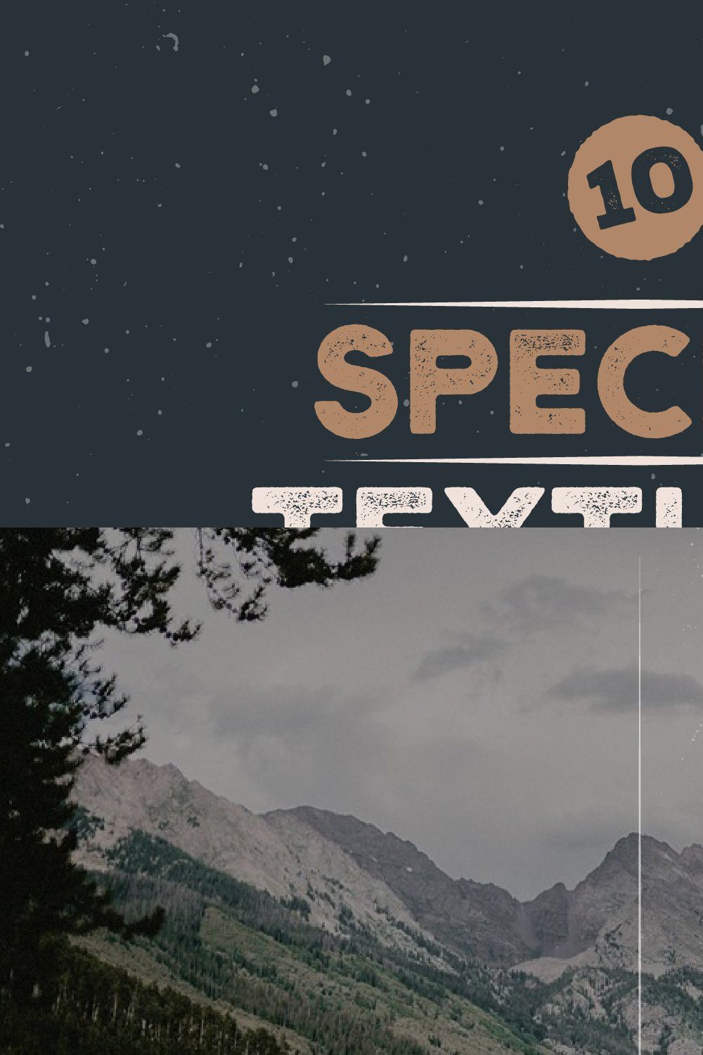 Vector Speckle Texture Pack pinterest preview image.