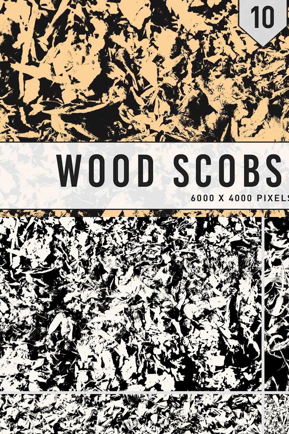 Wood Scobs Textures pinterest preview image.