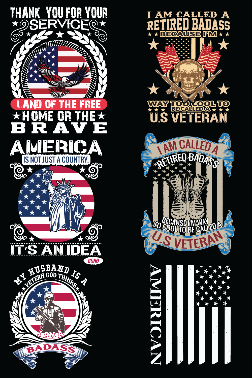 "Stand Out in Style with Our Patriotic Flag T-Shirt" pinterest preview image.
