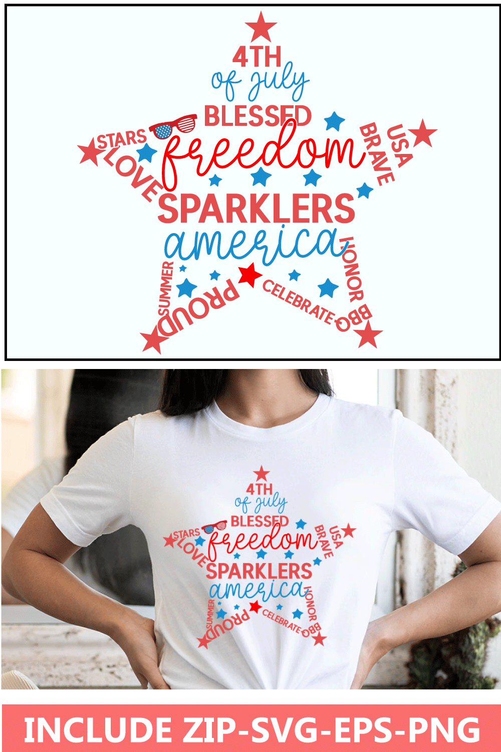 4th of july svgusa star svg,4th of july t-shirt pinterest preview image.