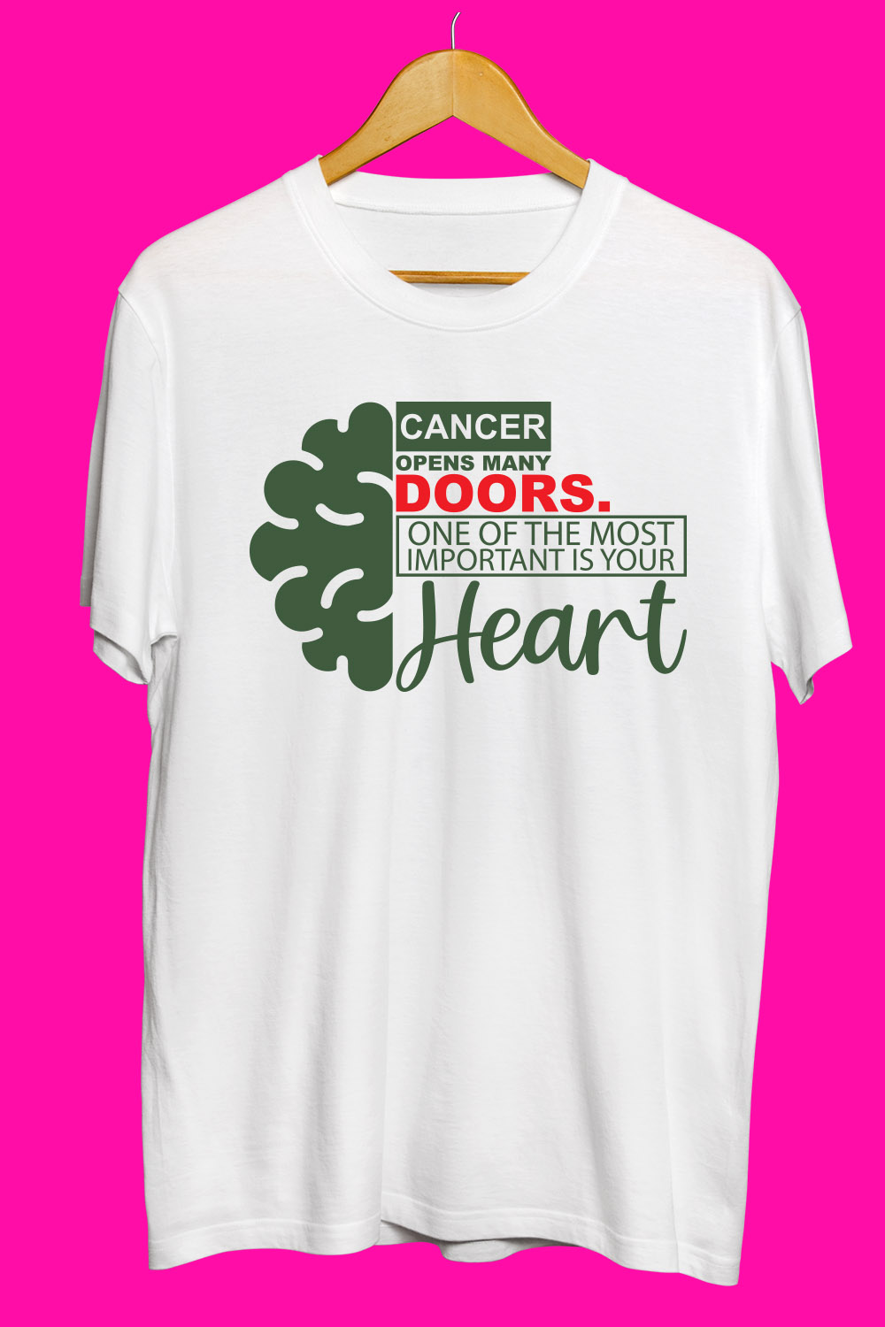 Cancer day SVG Bundle pinterest preview image.