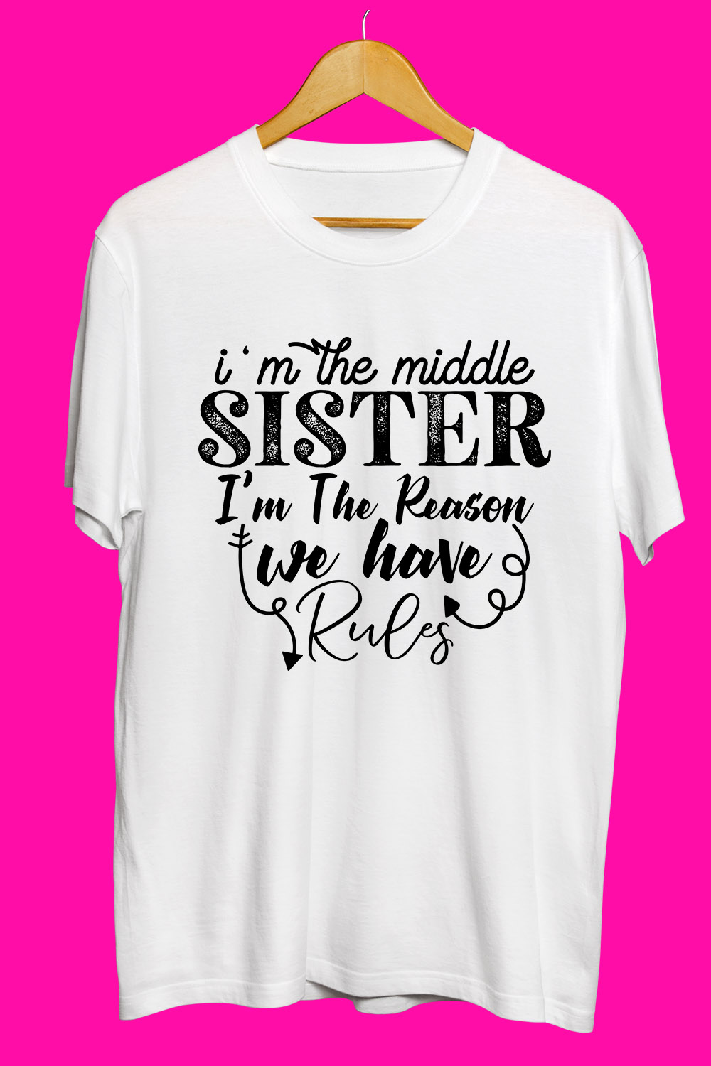 Sister SVG Bundle pinterest preview image.