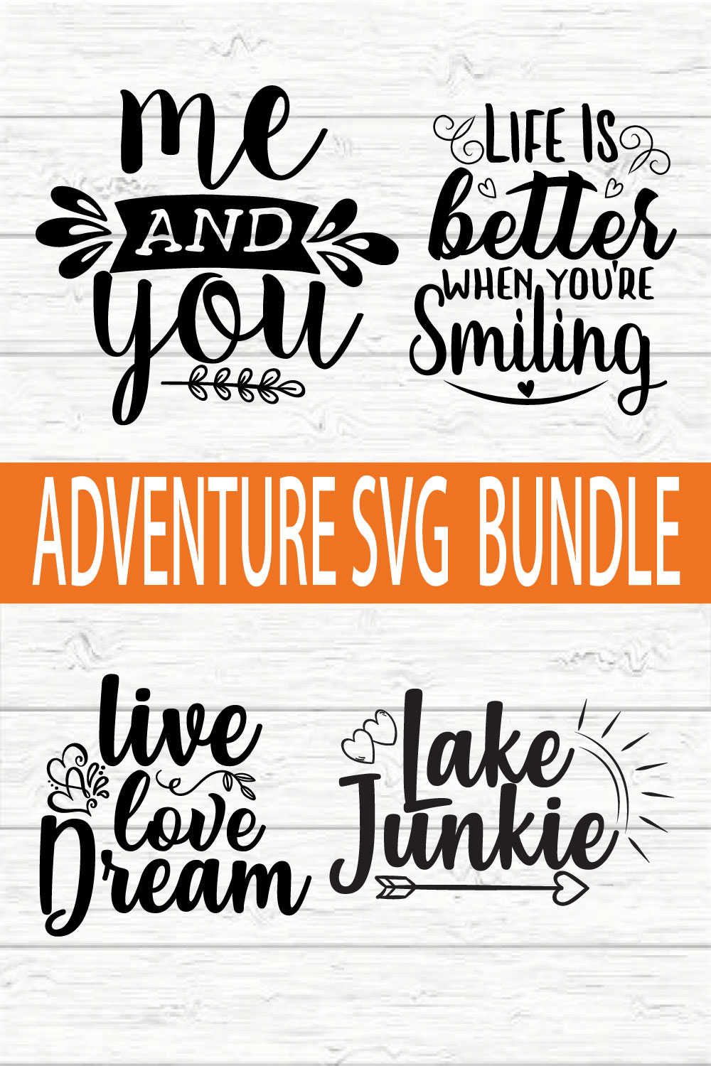 Adventure Design Bundle vol 4 pinterest preview image.