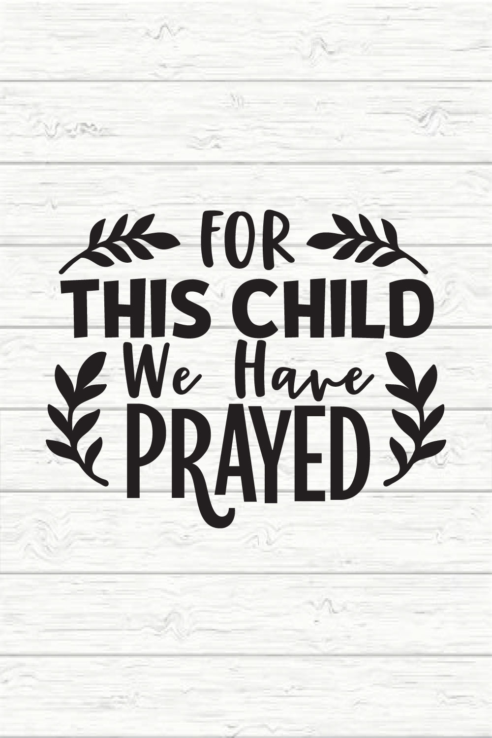 For This Child We Have Prayed pinterest preview image.