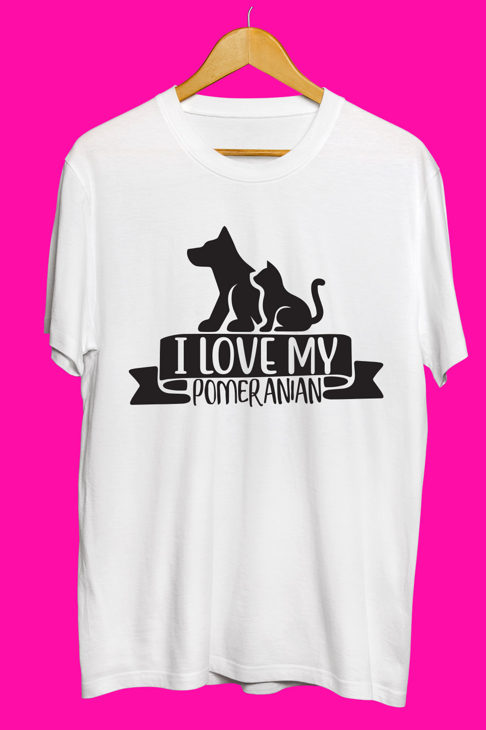 Dog SVG T Shirt Designs Bundle pinterest preview image.