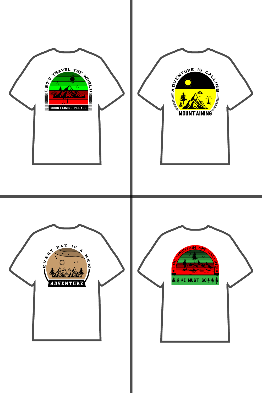 04 of 01 Adventure T-Shirt Designs pinterest preview image.