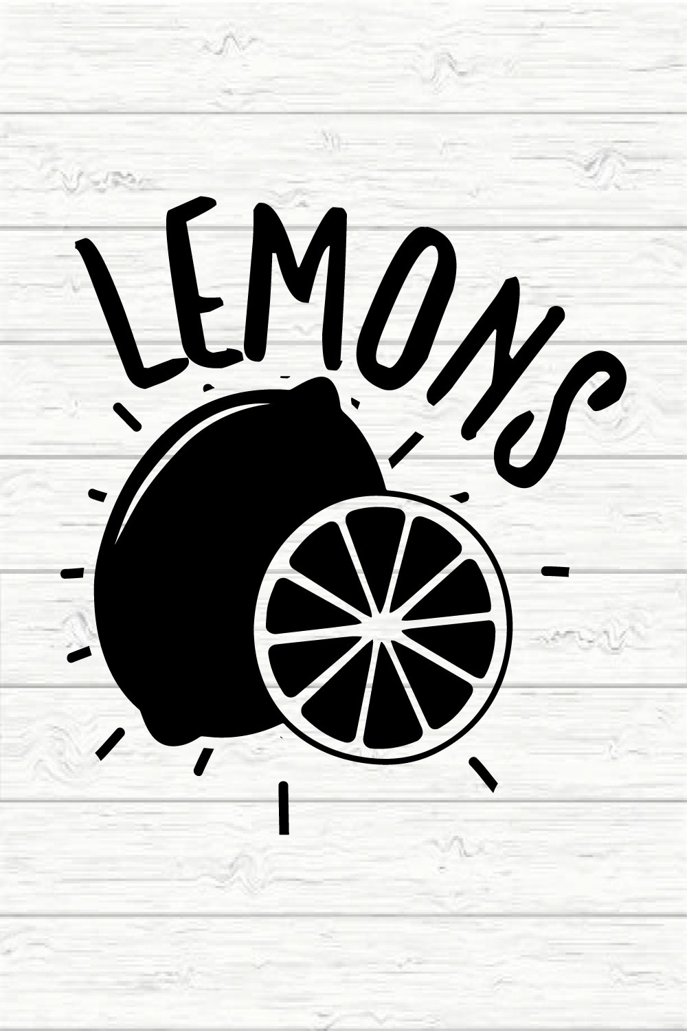 Lemons pinterest preview image.