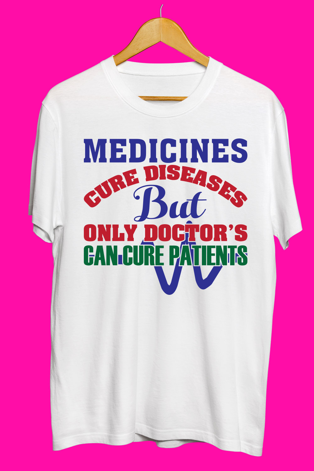 Doctor SVG T Shirt Designs Bundle pinterest preview image.