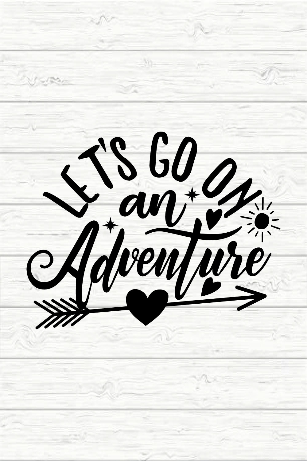 Let's Go On An Adventure pinterest preview image.