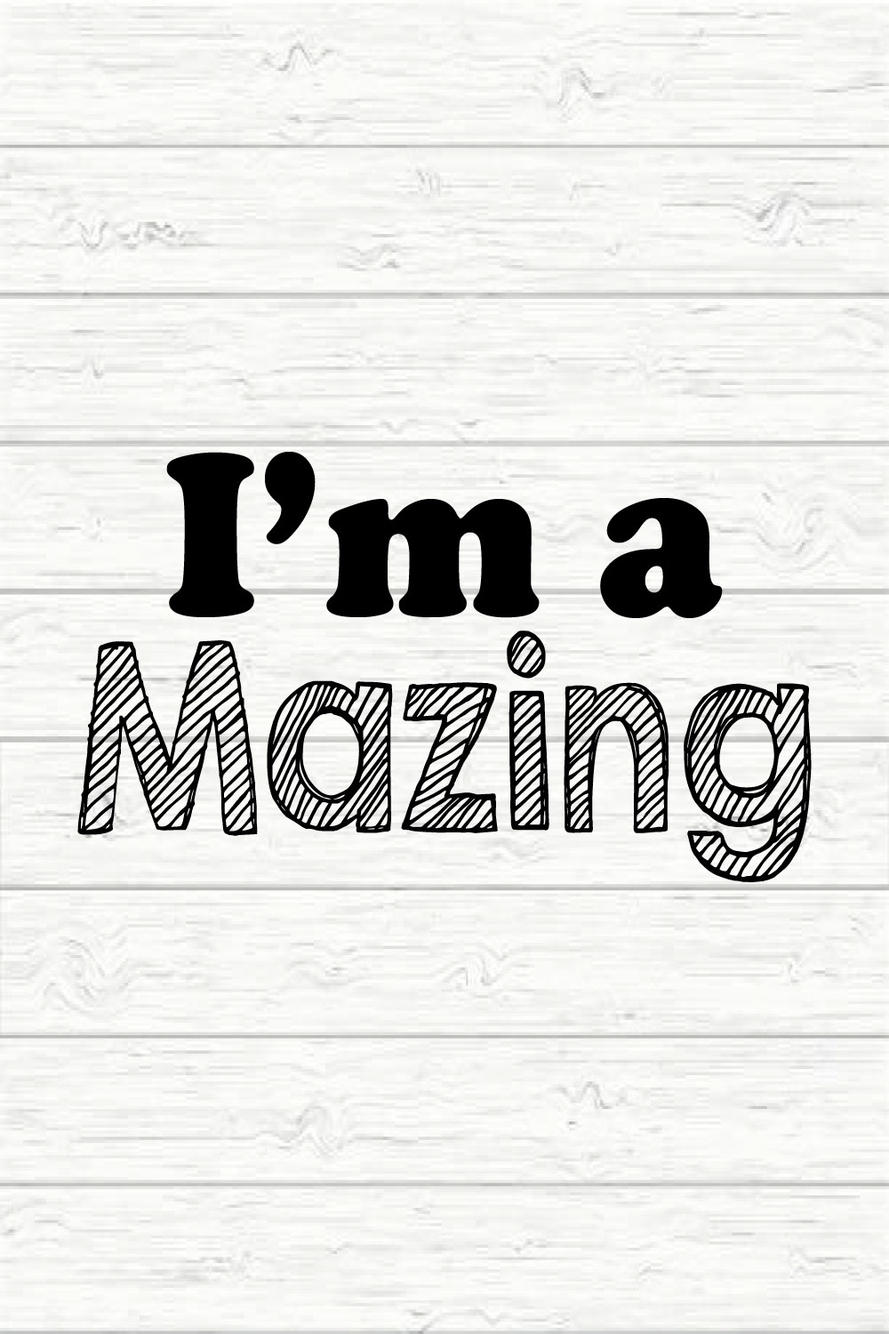 I'm Amazing pinterest preview image.