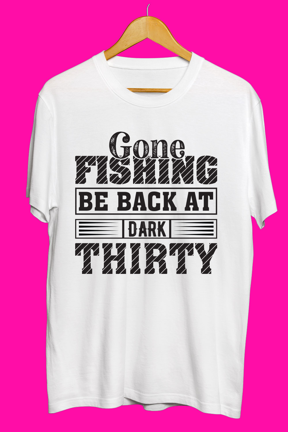 Fishing SVG T Shirt Designs Bundle pinterest preview image.