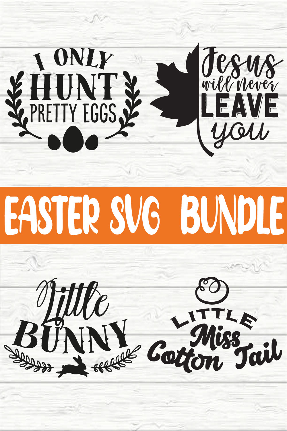 Easter T Shirt Bundle vol 11 pinterest preview image.