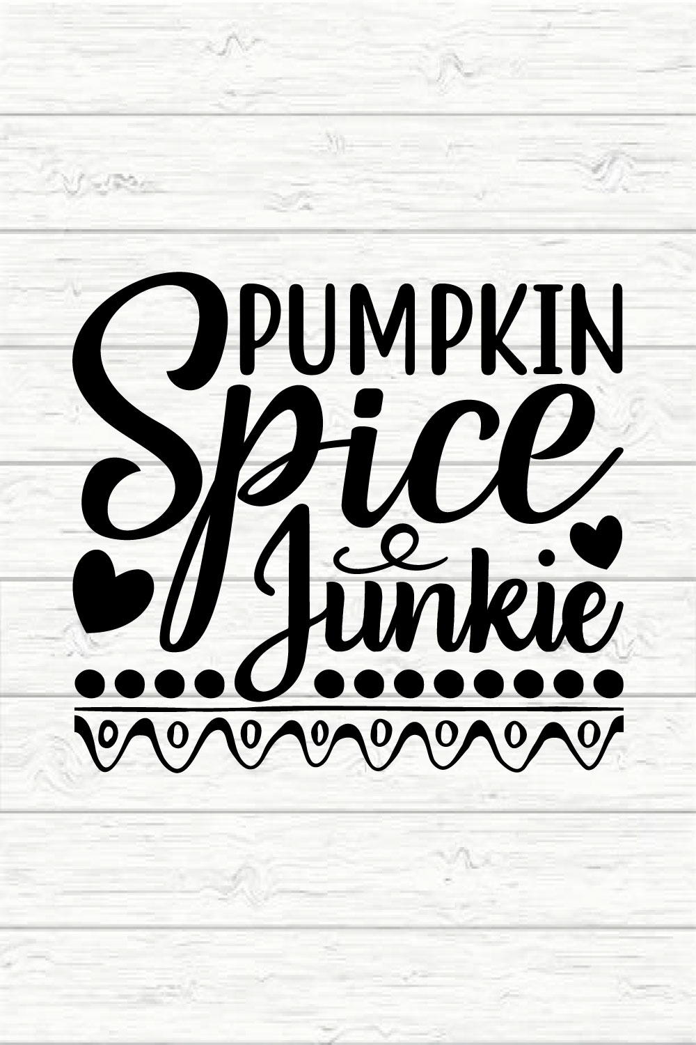 Pumpkin spice junkie pinterest preview image.