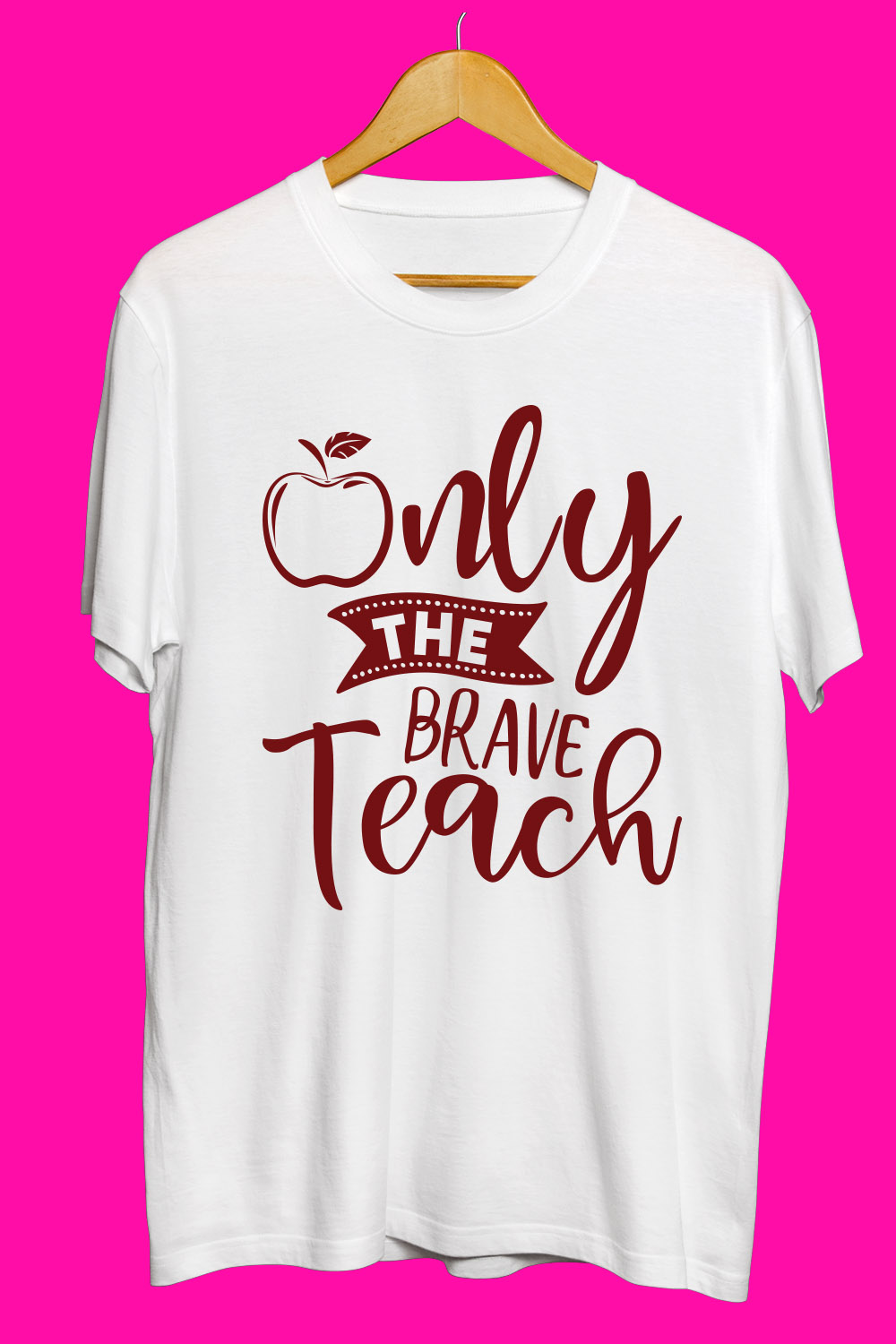 Teacher SVG Bundle pinterest preview image.