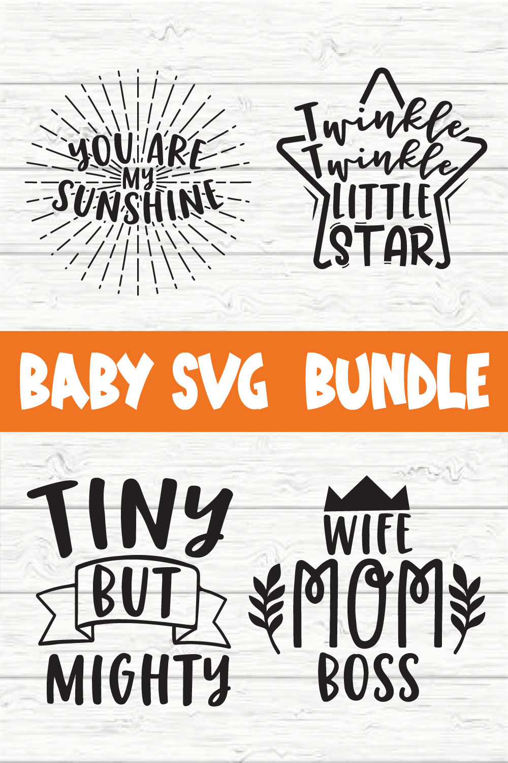 Baby Design Bundle vol 16 pinterest preview image.
