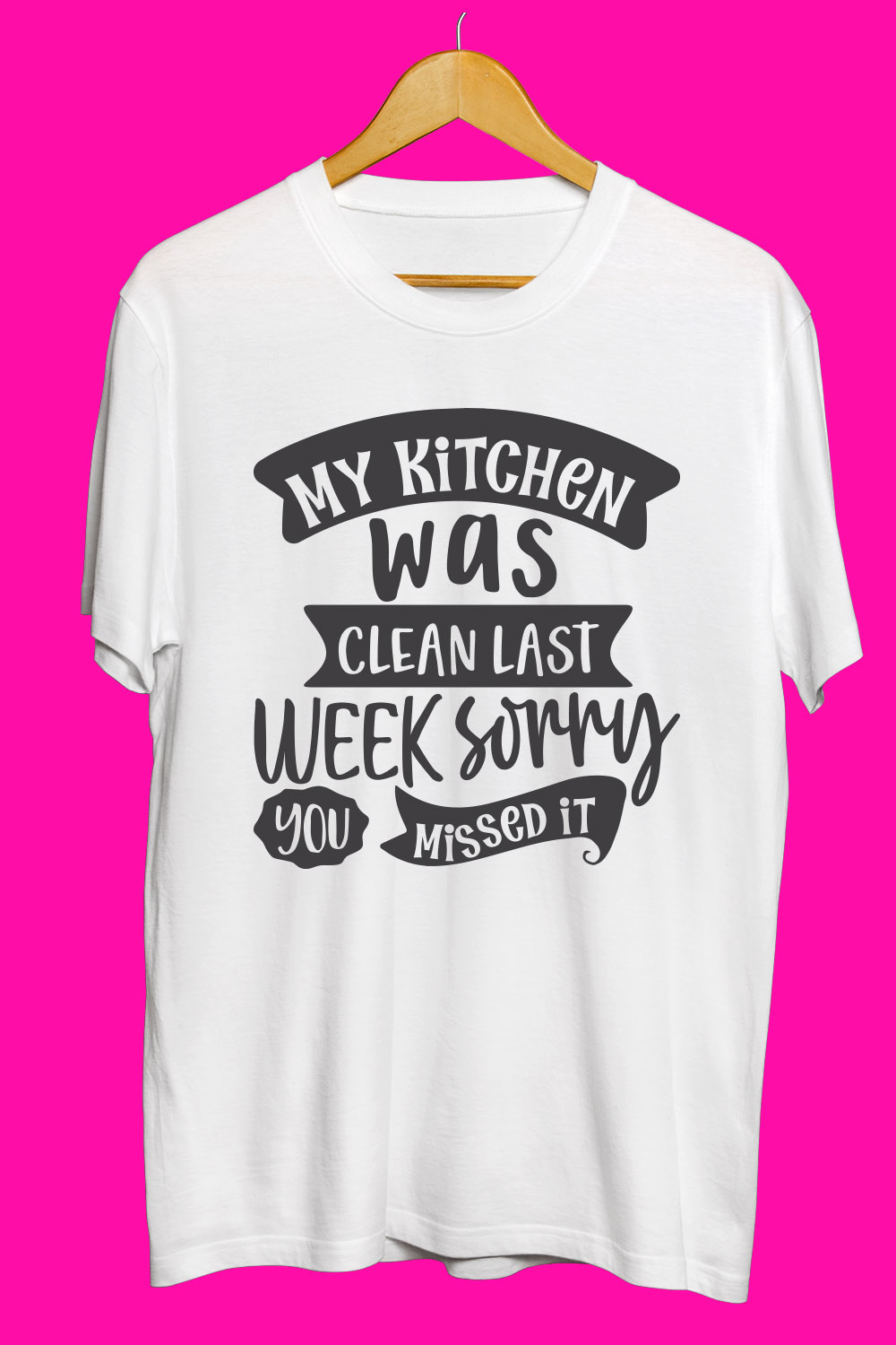 Huge Kitchen SVG T Shirt Designs Bundle pinterest preview image.