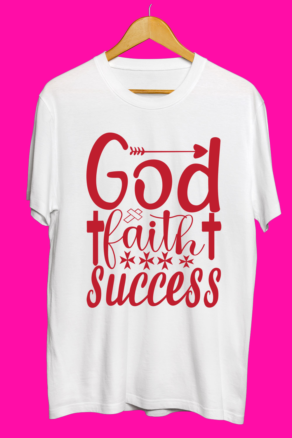 Jesus SVG T Shirt Designs Bundle pinterest preview image.