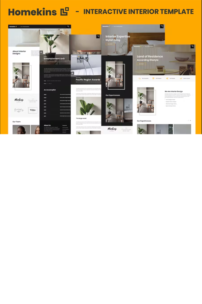 Free Homekins Interactive Interior Template - MasterBundles