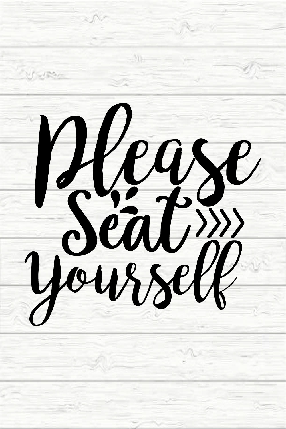 Please Seat Yourself pinterest preview image.