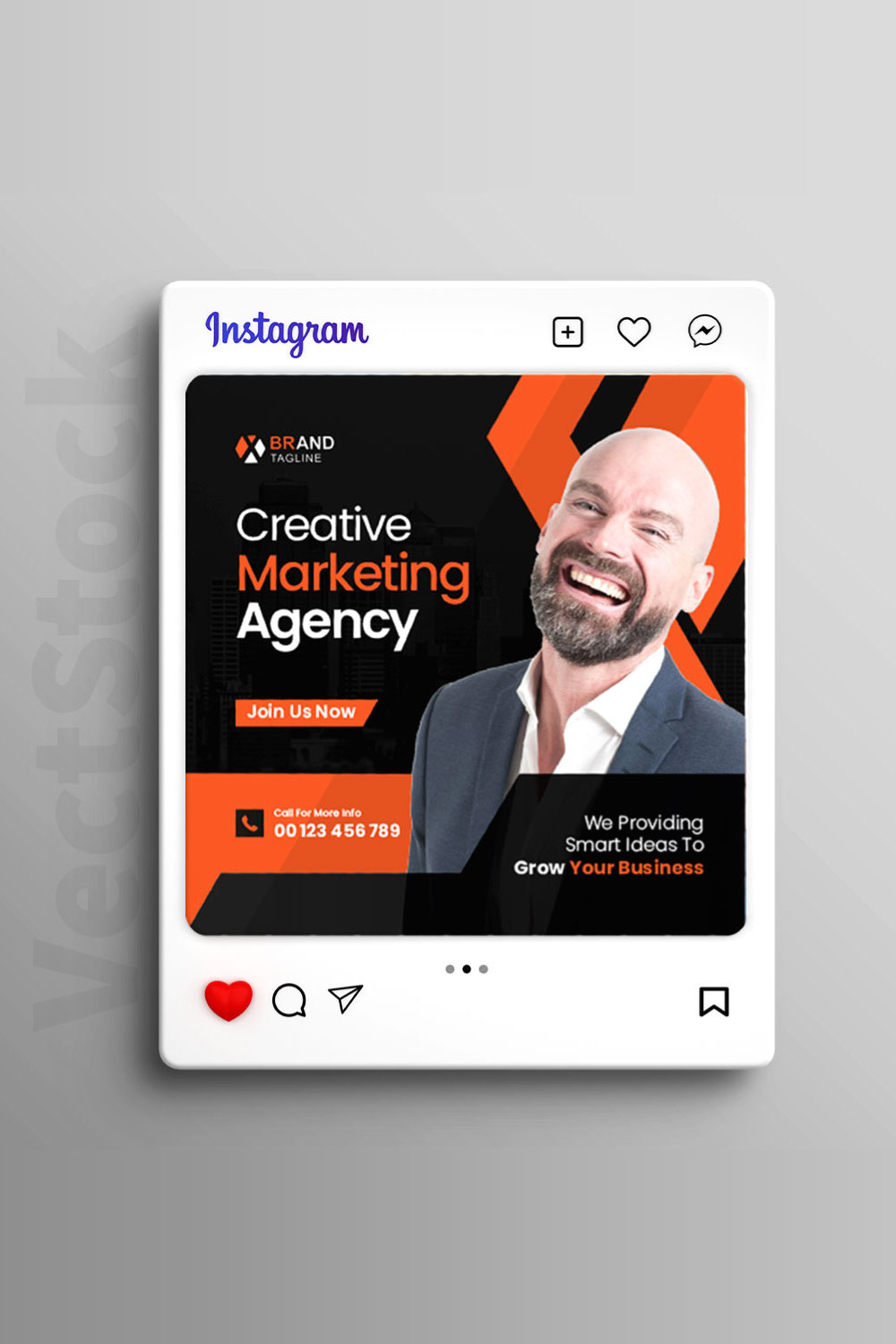 Digital marketing agency instagram post pinterest preview image.