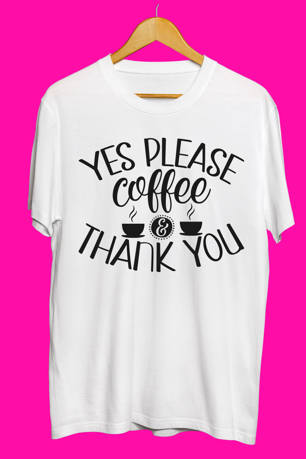 Coffee SVG T Shirt Designs Bundle pinterest preview image.