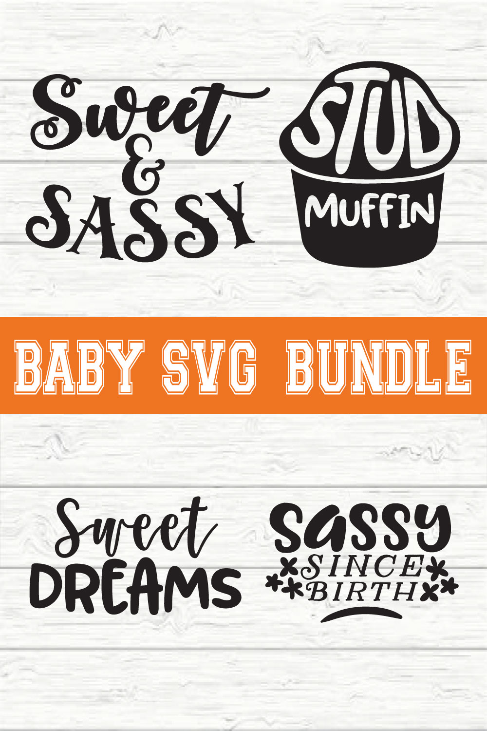 Baby Svg Bundle vol 14 pinterest preview image.