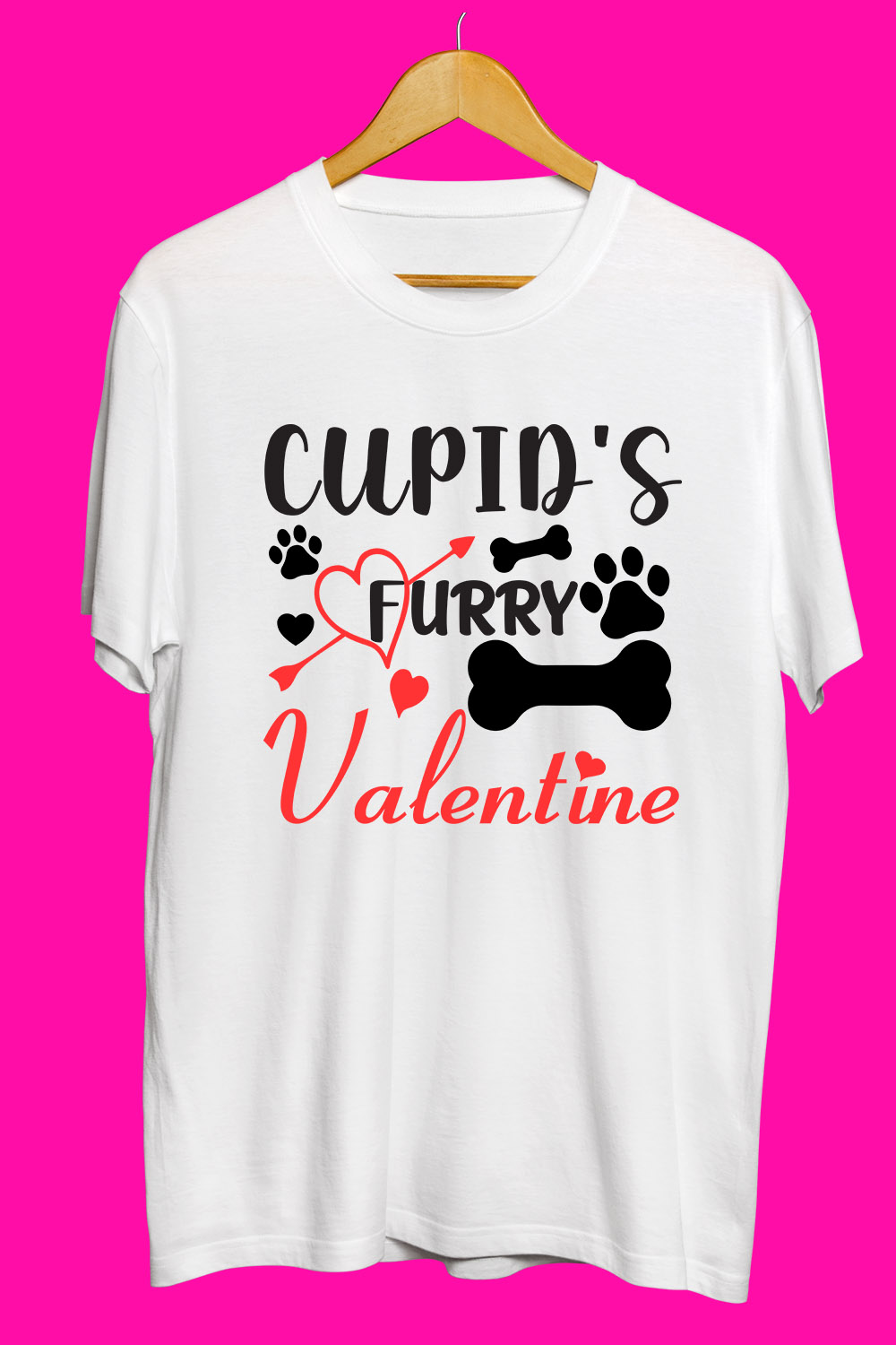 Valentine day SVG Bundle pinterest preview image.