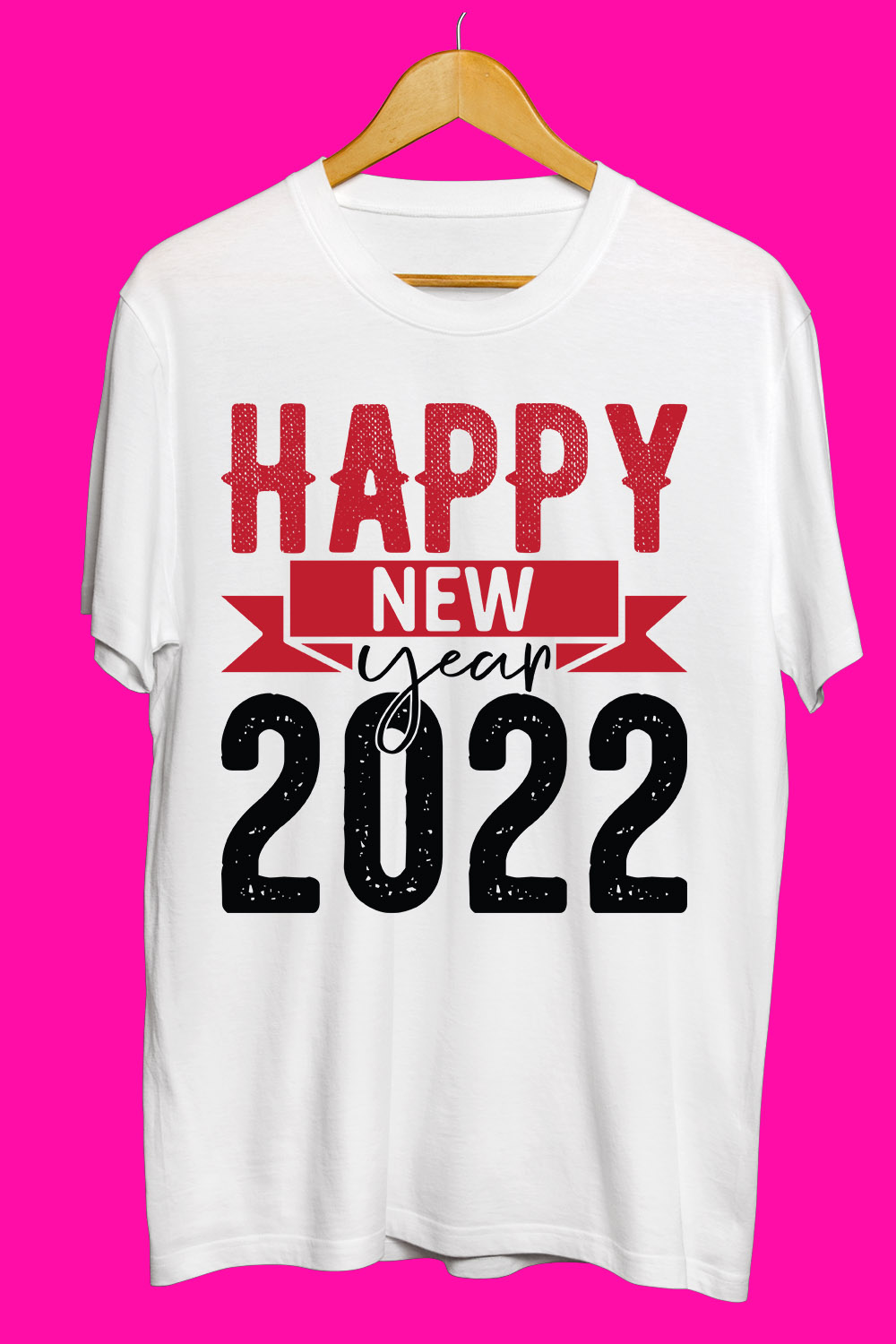 Happy new year SVG Bundle pinterest preview image.