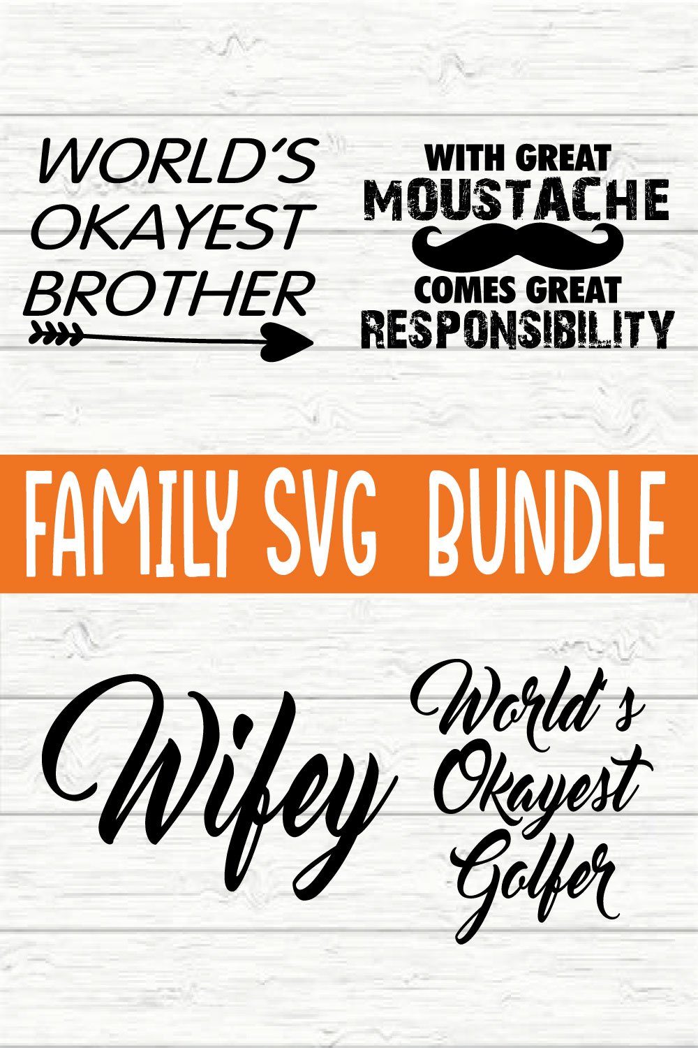 Family Svg Bundle vol 32 pinterest preview image.