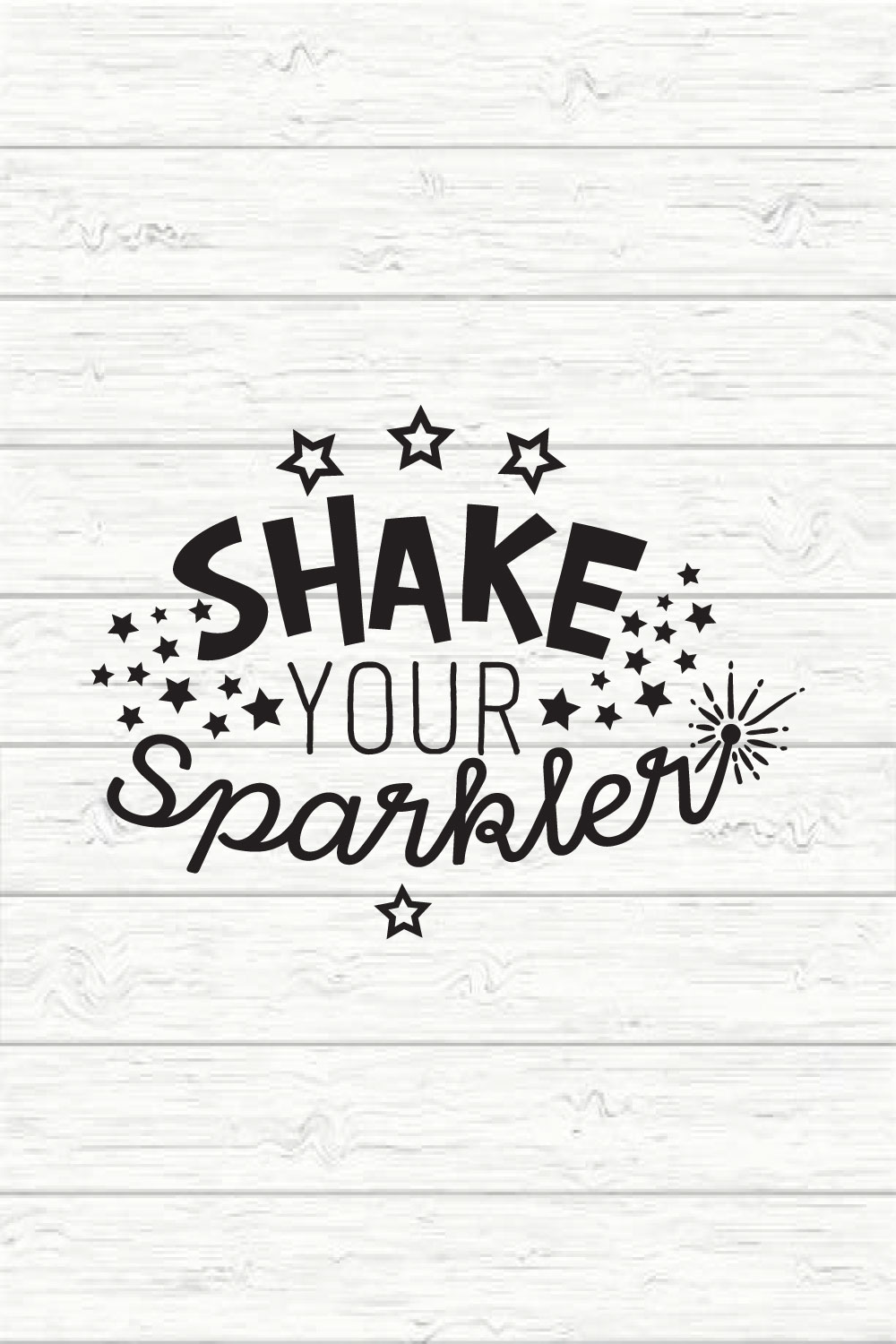 Shake your Sparkler pinterest preview image.