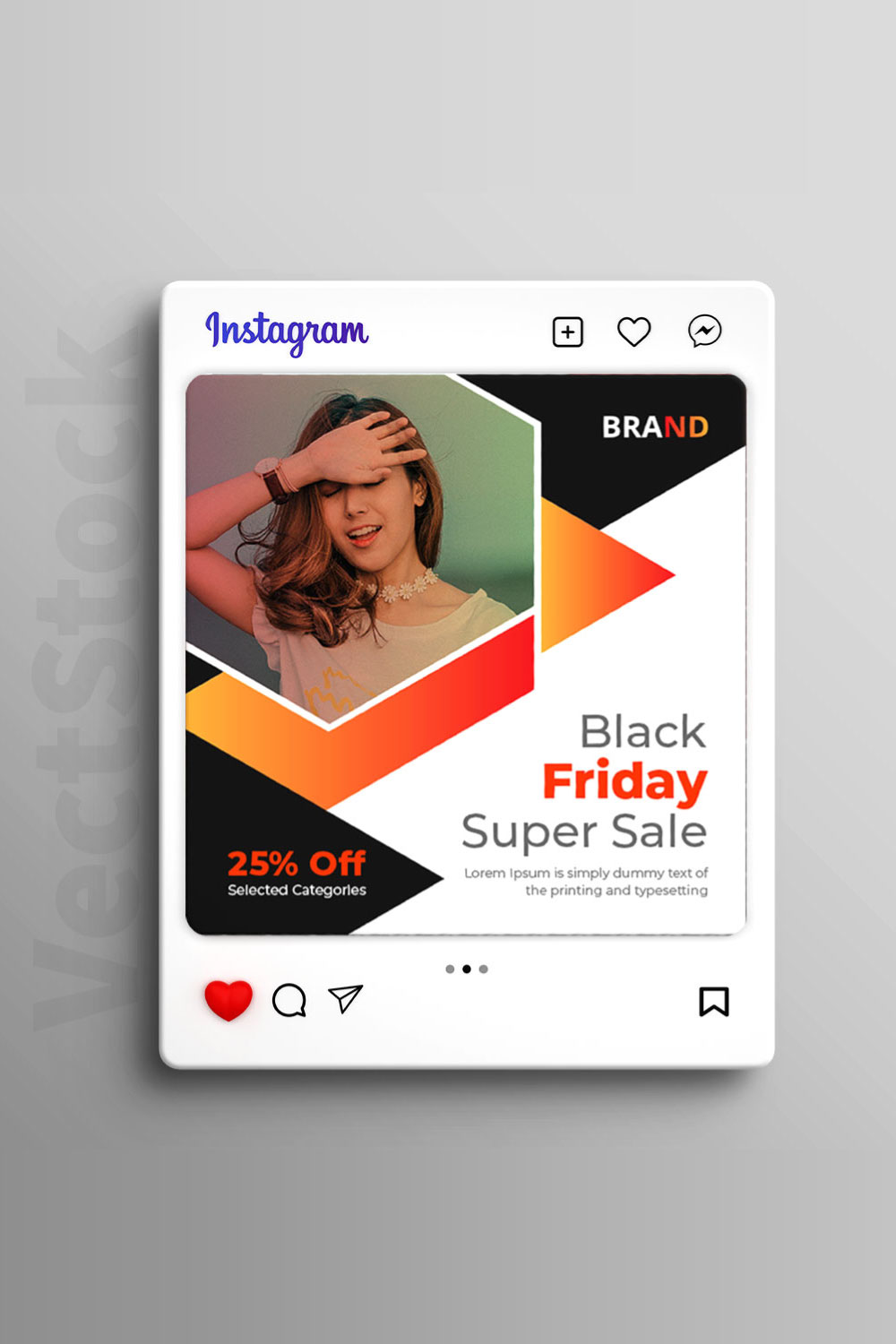 Super sale social media Instagram post and banner template design pinterest preview image.