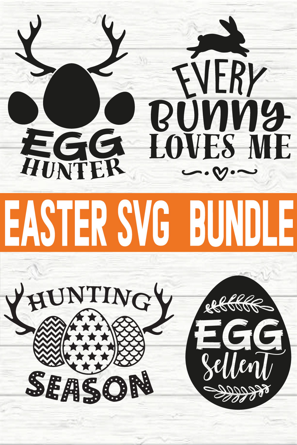 Easter Svg Bundle vol 7 pinterest preview image.