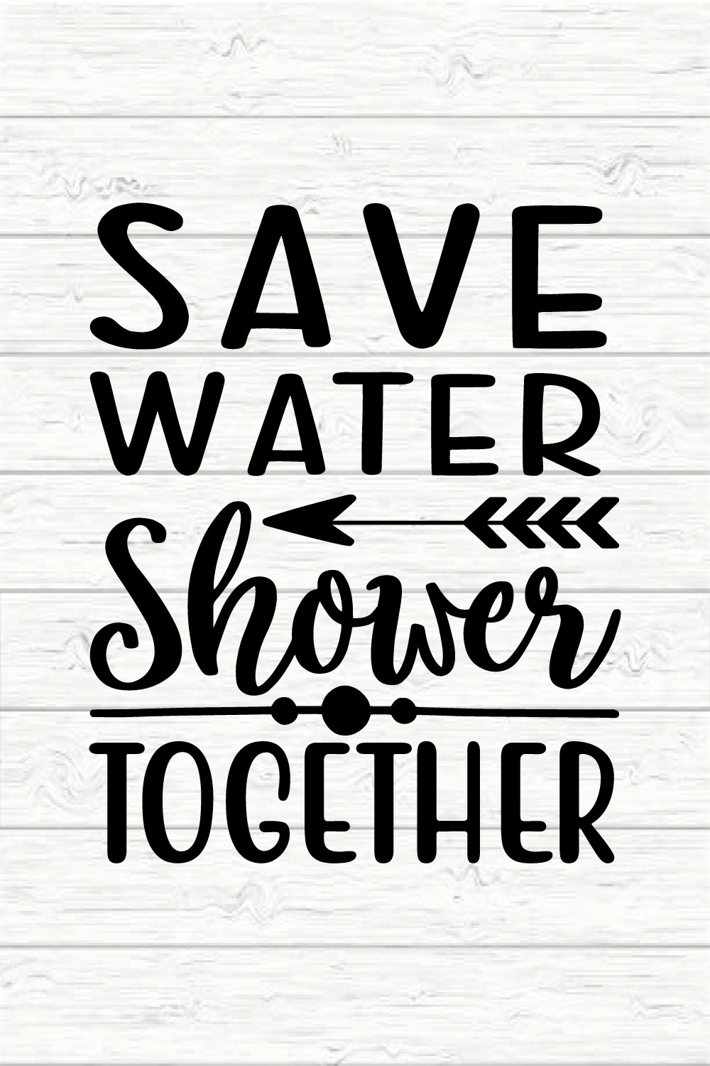 Save Water Shower Together pinterest preview image.