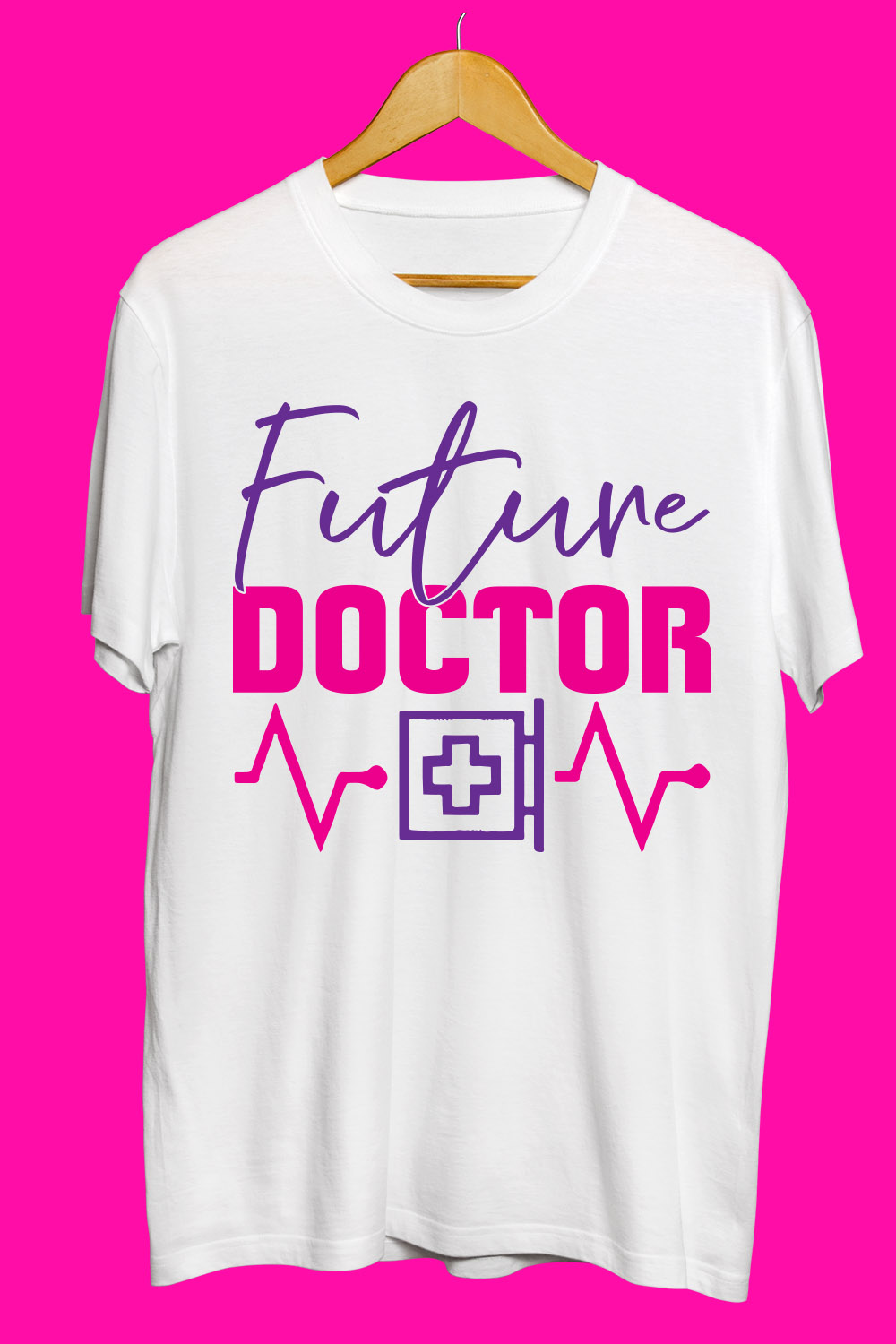 Doctor SVG T Shirt Designs Bundle pinterest preview image.