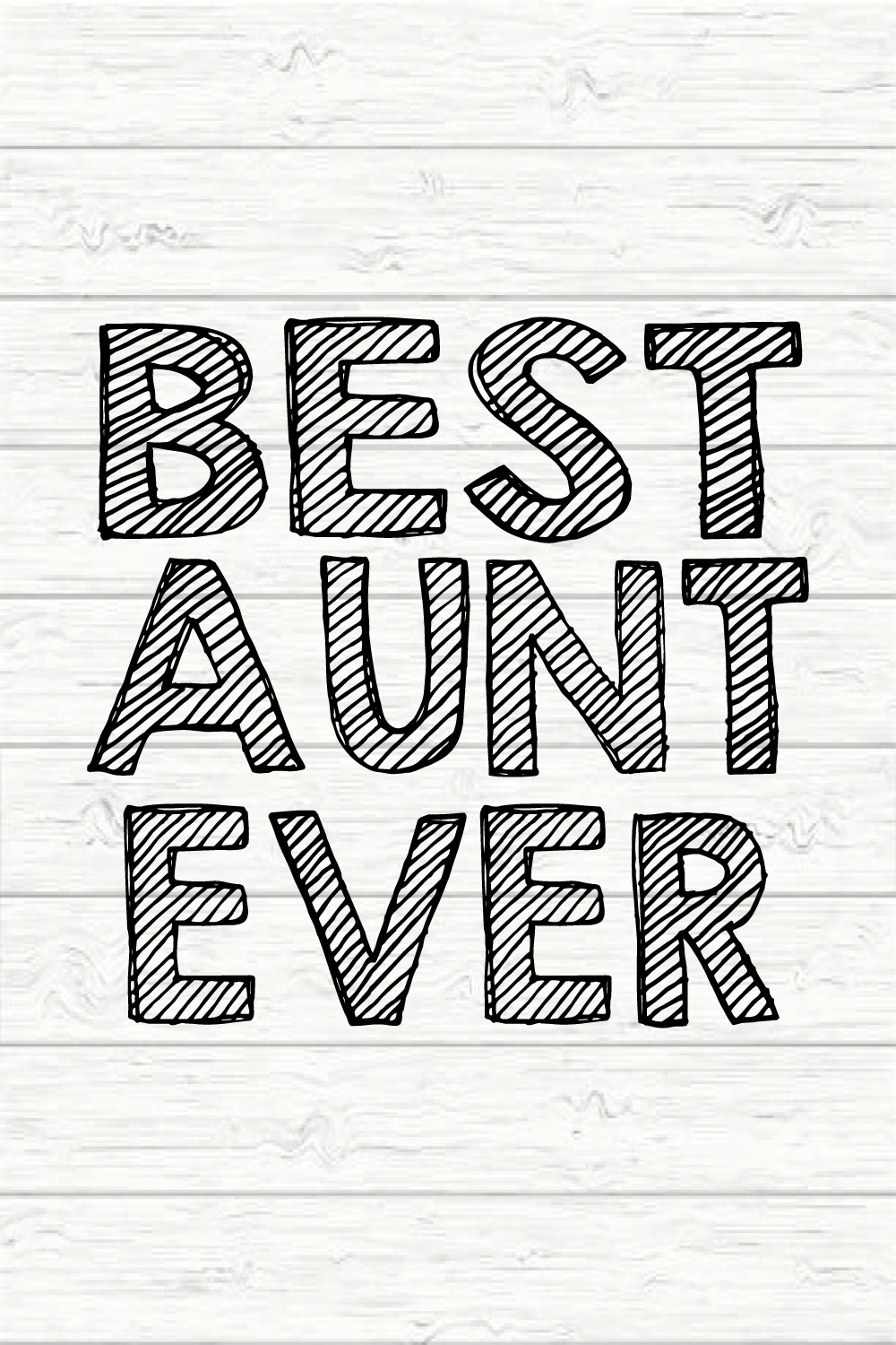 Best aunt ever pinterest preview image.