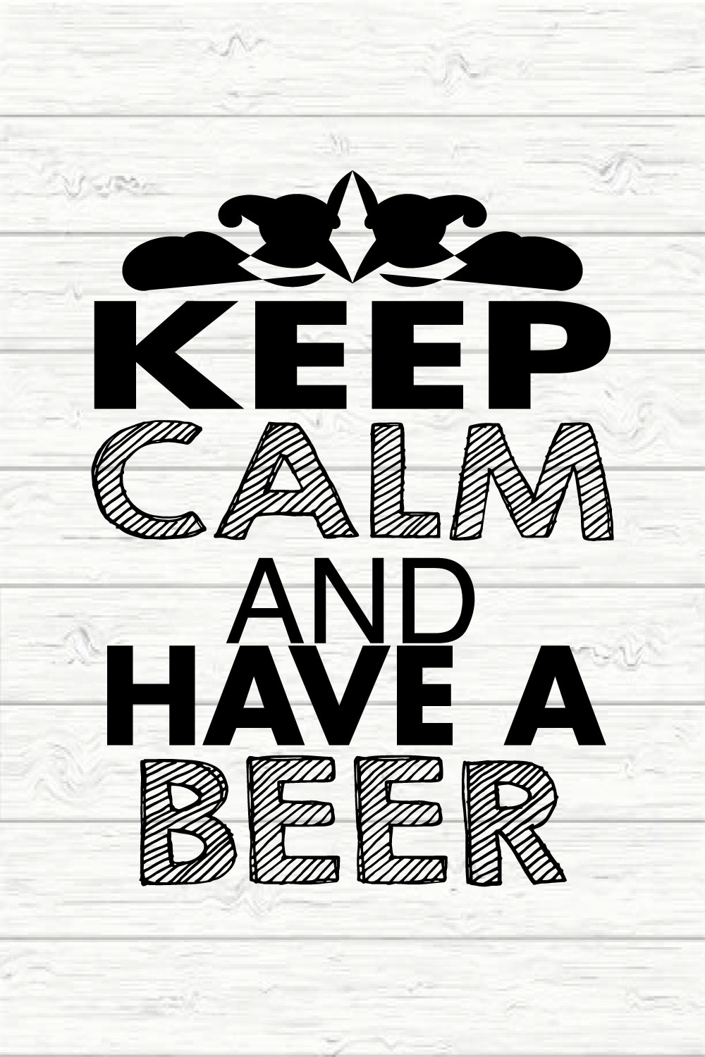Keep Calm And Have A Beer pinterest preview image.