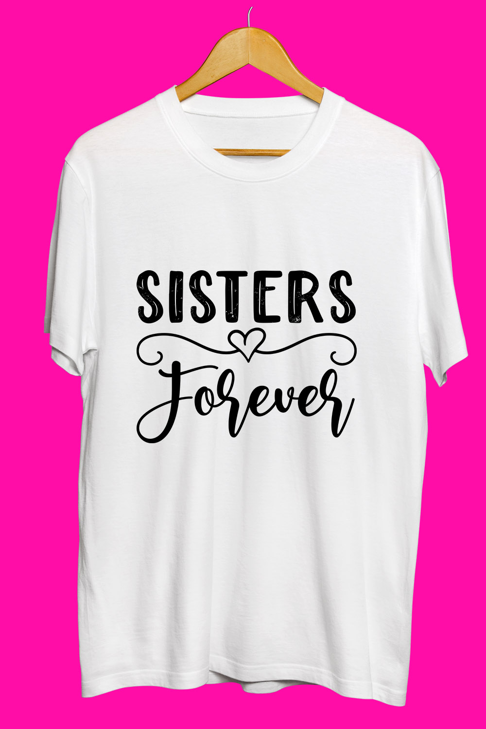 Sister SVG Bundle pinterest preview image.