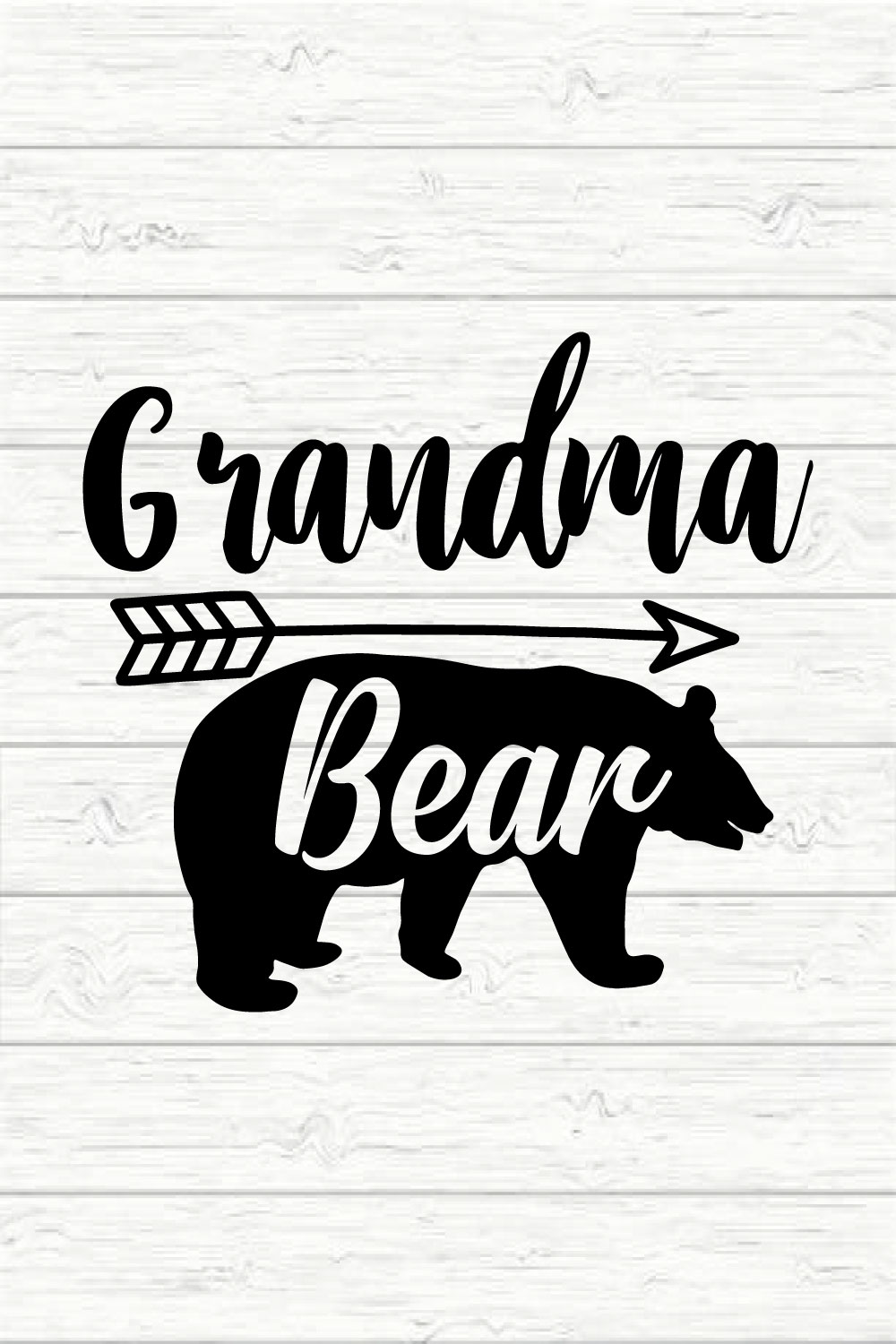 Grandma Bear pinterest preview image.